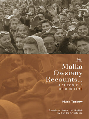 cover image of Malka Owsiany Recounts...